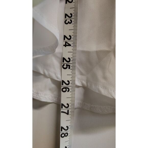 French Laundry 1X Women's Attached Vest Long Sleeve Collard Shirt - Picture 4 of 5